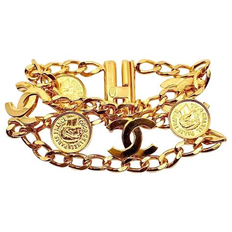 chanel bracelet vintage|Vintage Chanel bracelets for sale.